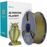 Sunlu PLA+ Silk Dual Color Filament (Black and Gold)