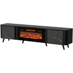 Cama Meble TV kapp VOLARE 410053, 2000mm, 390mm, 490mm, elektrikamin, 1400-1600W, 220-240V, 16-28℃, PUSH TO OPEN, 2 ust, 6 jalga