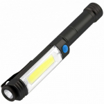 LED taskulamp, 6W, 3 režiimi, 3xAA1,5V, 400lm, 6400K, IP44, must, magnetiline; LT-LB6WT2-60