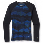 Termo krekls SW WS Classic Thermal Merino Base Layer Pattern Crew, izmērs: L, Blueberry Hill Mountain Scape, 0196246014618 SMARTWOOL