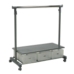 Drēbju pakaramais FORD 94x42xH93,5-168cm, hroms 12987 Allit