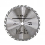 Koka grie&scaron;anas TCT zāģa asmens 160mm, 24 zobi, augstas kvalitātes oglekļa tērauds, AW48456, AWTOOLS