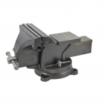 Vieglais rotējo&scaron;ais galda preses stends 4"/100mm, 360&ordm; rotācija, aizvietojami žokļi, AW24206, AWTOOLS