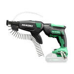 Bezvadu automātiskais skrūvgriezis, HIKOKI, W18DBW3Z, 18 V, 3000 apgr./min, kompakts un ergonomisks dizains