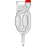 Plastikust &otilde;hulukk MAXI punase tolmukorgiga BROWIN 405590, 6.0 cm x 2.5 cm x 18 cm