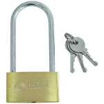Mega Rippuv lukku 5030702, 40mm, 3 v&otilde;tit, mehaaniline v&otilde;tmega, messing