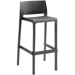 Bica Aia baaritool Volga Stool 75 163104, 50x50x99cm, hall, 100% valmistatud Itaalias, ilmastikukindel