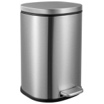 Baltic Aqua Pedaalpr&uuml;gikast 9145265, 5L, kroom, metall, soft close kaas