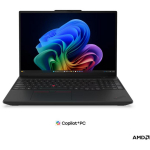 Lenovo ThinkPad T16 G5 AMD 21WX001YMH, 16" IPS, 1920 x 1200, Peegeldusvastane, AMD Ryzen AI 5 PRO 440, 16 GB SODIMM DDR5