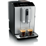 Bosch Espresso masin TIE20301, 1300W, 15bar, 1.4l veetank, 250g kohvitank, automaatne juhtimine, piimavahtija
