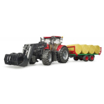 Bruder Traktor koos laaduri ja haagisega BR-03198, 1:16, 18cm, 20.5cm, 44.5cm, plastmass, 3 aastat