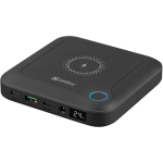 Sandberg All-in1 s&uuml;learvuti Powerbank 420-57, 24000 mAh, 24 V, 3 A, 3 A, 3 seadet, juhtmevaba laadimine, Quick Charge 2.0