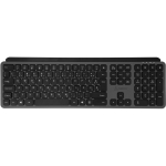Sbox Klaviatuur WK-26-HR, 109/110 nuppu, RF 2.4 GHz, mehaaniline, must/hall, 1x AAA, k&auml;&auml;rmehaanika