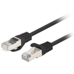 Lanberg kaabel PCF6-20CC-0050-BK, 0.5m, F/UTP, 26AWG, kuni 250MHz, kuni 10Gbps, must RAL9004