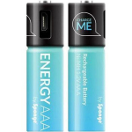 Unknown Brand Aku Energy AAA, 450 mAh, 1.2 V, 5,5 tundi, 5V / 80mA, mikro USB, LED indikaator