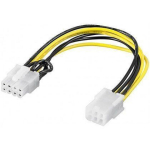 Goobay toitekaabel/adapter 93635, 0.2m, 8 pin PCI Express - 6 pin PCI Express, emane - isane, pakend 1