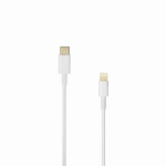 Sbox USB kaabel TYPEC-IPH7, 1m, Lightning (iPh) M, C TIPA M, kuni 480 Mbit/s, mittepunutud, valge