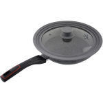 Jata T20 silikoonist ja klaasist kaas, 20-22-24cm, hall, l&auml;bipaistev, 1 k&auml;epide, auruklapp, FDA