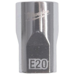 Milwaukee 4932498856 pesa, 1/2", E20, Torx, sisemine ruut, kroomitud