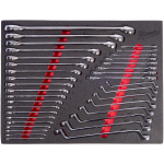Milwaukee 4932500758 36-os segatud mutriv&otilde;tmete komplekt vahtsisendiga, 6-22mm, 36 tk