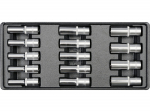 Padrunv&otilde;tmete Komplekt 1/2" (14Tk.) T&ouml;&ouml;riistakapile YT-5539 YATO