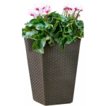 Lillepott Rattan Planter S KETER 29192300590 pruun 28,5x28,5x43,5cm