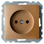 Pistikupesa STILJ z/a, 1v., BR, s&uuml;vistatud, kuldne BYLECTRICA