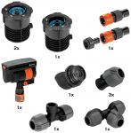 Maa-aluse kastmistoru komplekt 08272-20 GARDENA