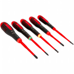 Elektriku kruvikeeraja komplekt ERGO&trade; Slim VDE, - 5 tk., BE-9871SL BAHCO