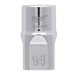 &frac12;&Prime;HROMĒTI UZGRIEŽŅU SKRŪVĒ&Scaron;ANAS UZGAĻI AR ČETRIEM PLAKANIEM&trade; SĀNIEM, 1/2 DRIVE SOCKET METRIC STANDARD - 14 MM, 4932480012 MILWAUKEE