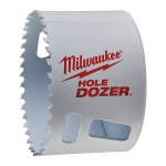 HOLE DOZER&trade; DIVMETĀLA GREDZENZĀĢI, HOLE DOZER HOLESAW - 73 MM - 1 PC, 49560167 MILWAUKEE