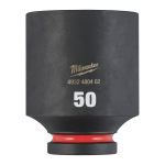 SHOCKWAVE&trade; IMPACT DUTY TRIECIENIZTURĪGAS UZGRIEŽŅU MUCIŅAS, 50 MM 3/4" IMPACT SOCKET DEEP - 1PC, 4932480402 MILWAUKEE