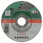 Grie&scaron;anas disku komplekts akmenim, izliekts centrs, 125mm, 5gab, 2609256335 BOSCH