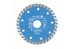 Turbo dimanta zāģa disks, 115 mm, HT6D753, HOGERT
