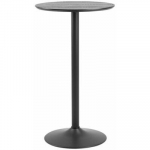 Bāra galds IBIZA D60xH105cm, melns osis AC19791 Allit