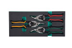 Metāla &scaron;ķēru komplekts 3 gab., K26179, KAMASA TOOLS, dzeltenas, zaļas un sarkanas &scaron;ķēres
