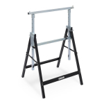 Telescopiline trest, KREATOR, KRT671003, Max. kandevus: 180 kg, Min. k&otilde;rgus: 800 mm, Max. k&otilde;rgus: 1300 mm