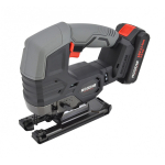 Bezvadu līmējo&scaron;ā zāģis 18V, HOOZAR, AW06220, 2.0Ah akumulators, maināms asmens, LED apgaismojums