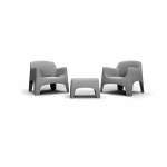 Dārza mēbeļu komplekts Set Ibiza Terrace gai&scaron;i pelēks BICA 162219