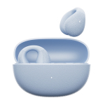 QCY Crossky C10 TWS juhtmevabad k&otilde;rvaklapid Bluetooth 5.4 12&times;17 mm d&uuml;naamilised draiverid avatud klipi disain kuni ~5 t &uuml;he laadimisega ja kuni ~30 t laadimiskohvriga 4 mikrofoni m&uuml;rasummutusega puutejuhtimine IPX5 veekindlus USB-C laadimine sinine