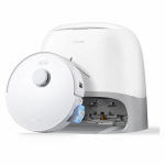 Roborock Qrevo Curv 2 Flow robottolmuimeja ja mopp 20000 Pa HyperForce isepuhastuv rullmopp LiDAR navigeerimine 5200 mAh valge