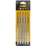 Dewalt Saagide tera DT2084-QZ 148mm T-kangiga karbiiditeras metallile, 5 tk, 2 TPI, 2 mm hambavahe, blisterpakend