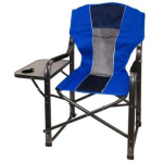 Besk Puhkek&auml; chair 9126707, 57x50x94cm, Sinine, 1 koht, Metallraam, Kokkuvolditav, Tekstiilist iste