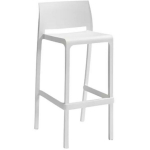Bica Aia baaritool Volga Stool 65 16310, 50x49x89cm, valge, 3.60kg, 100% valmistatud Itaalias, vastupidav