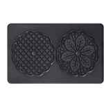Tefal Vahvliplaadid XA800712, 22.6x13.2cm, must, 2 vahvlit, mittes&uuml;ttiv pind, n&otilde;udepesumasinas ohutu
