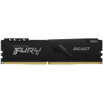 Kingston Fury Beast m&auml;lu, KF432C16BBK2/32, 32 GB, DDR4, 3200 MHz, 1.35 V, CL16, 2x16 GB, madal profiil jahutus