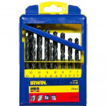 Irwin Puurimisseade 10502500, 19tk, 1.0-10.0MM, 135&deg; jagatud punkt, TiN kattega, t&ouml;&ouml;stuslik freespink