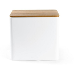 Salter BW128991W Toronto Bread Bin, White/Wooden