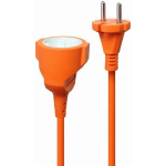 Gembird PC-186XOD-O-20M, 20m, 250V, 16A, 3680W, CEE, 1 pistikupesa, sirge pistik, oranž, v&auml;litingimustes