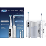 Oral-B iO6 OxyJet elektriline hambahari ja niisutaja, 2 harjaotsikut, 5 režiimi, 2 min taimer, Bluetooth, valge
